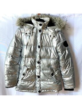 Diesel Puffer Jacket With Hoodie